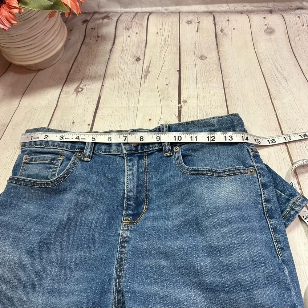 Old Navy denim flex Straight medium wash Jeans boys 16R adjustable waist